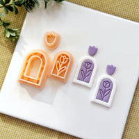 Tulip Arch Dangle Polymer Clay Cutter Set