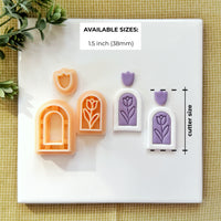 Tulip Arch Dangle Polymer Clay Cutter Set