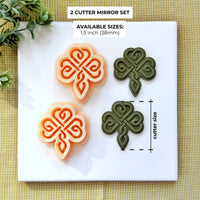 Celtic Knot Shamrock Polymer Clay Cutter