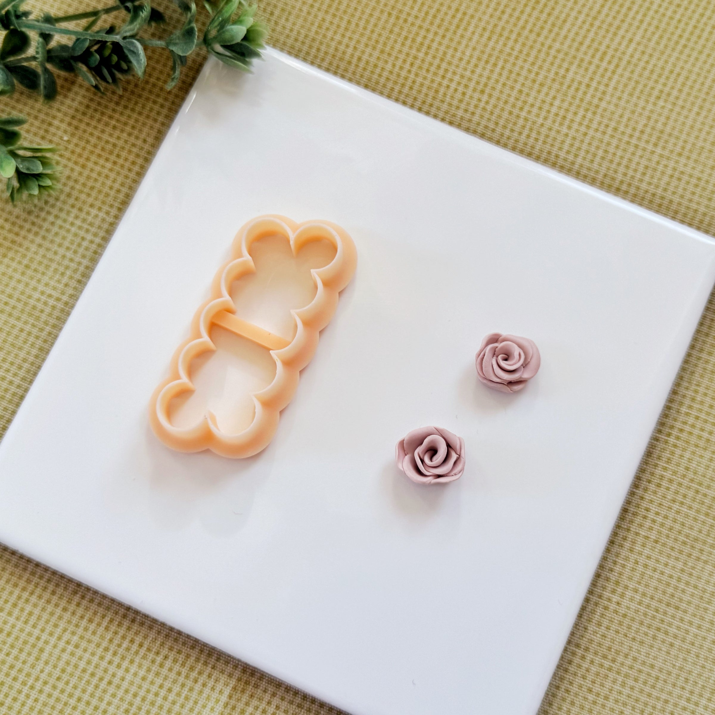3D Rose Maker Polymer Clay Cutter