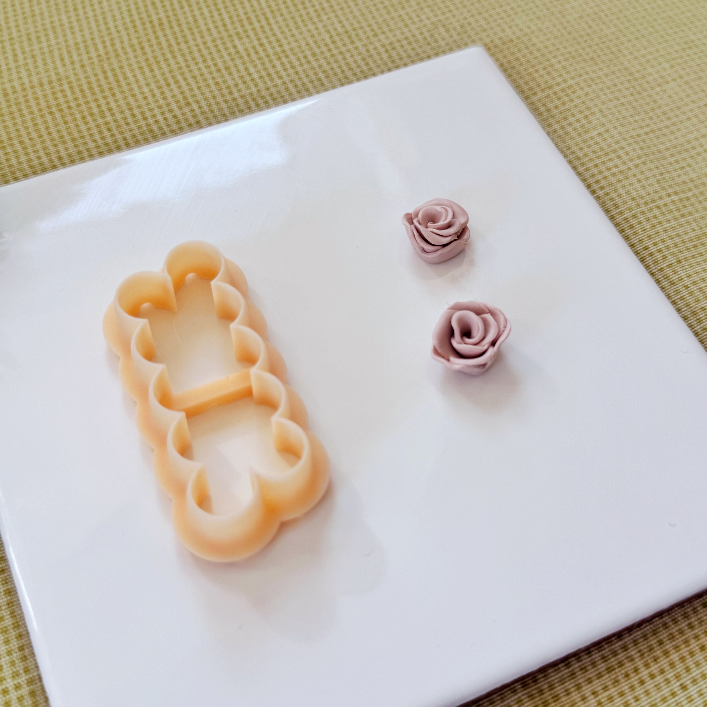 3D Rose Maker Polymer Clay Cutter