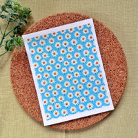 Blue Daisy Water Soluble Transfer Paper for Polymer Clay (3.9x5 in)