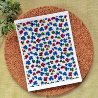 Multicolor Clover Water Soluble Transfer Paper for Polymer Clay (3.9x5 in)