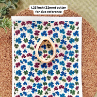Multicolor Clover Water Soluble Transfer Paper for Polymer Clay (3.9x5 in)