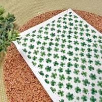 Green Shamrock Water Soluble Transfer Paper for Polymer Clay (3.9x5 in)