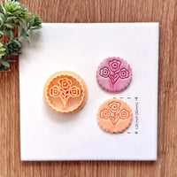Scalloped Bouquet Medallion Clay Cutter