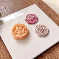 Wild Bouquet Floral Medallion Clay Cutter