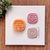 Tulip Tile Medallion Clay Cutter