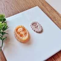 January Birth Flower Carnation Clay Cutter