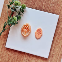 February Birth Flower Violet Clay Cutter