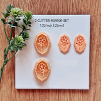 February Birth Flower Violet Clay Cutter