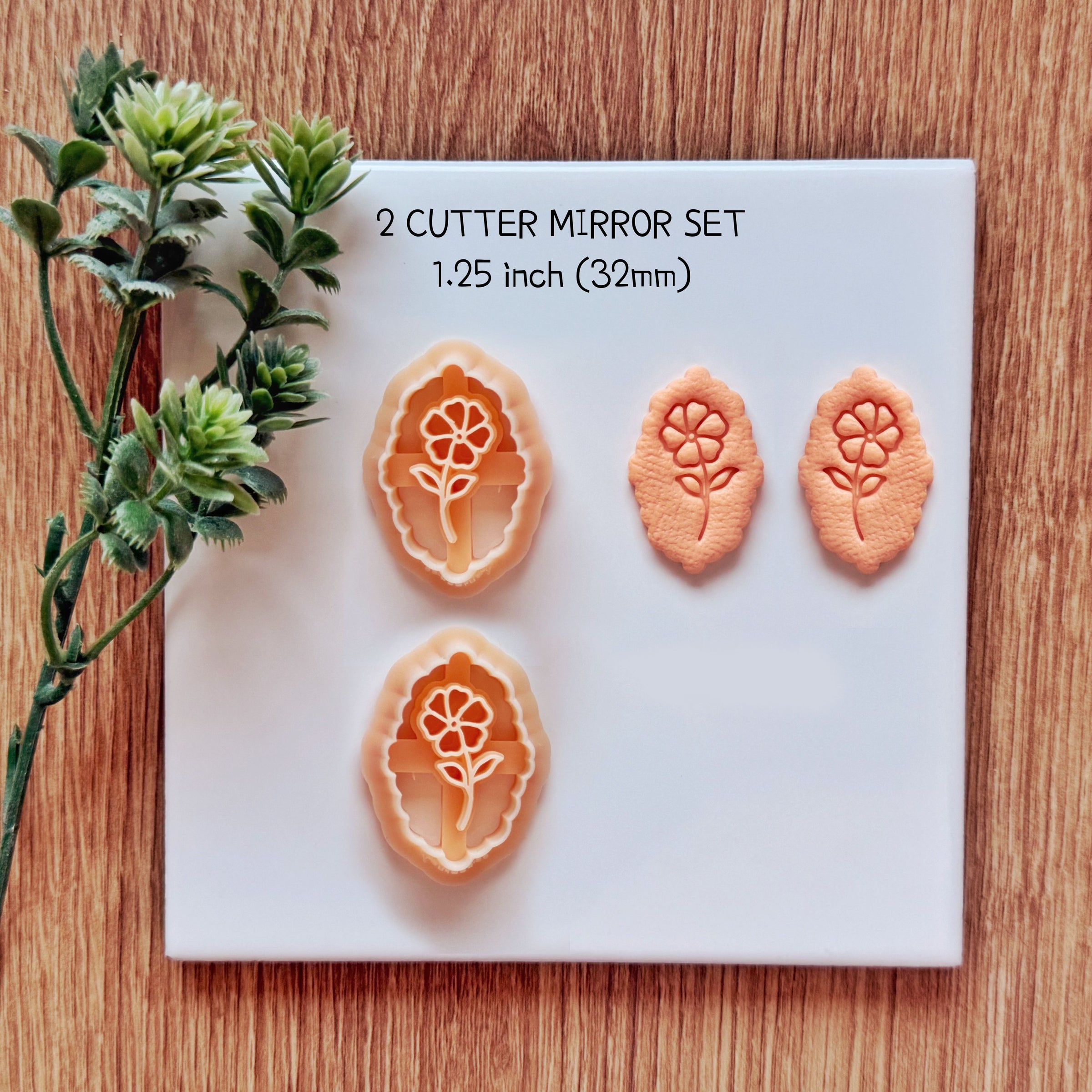 February Birth Flower Violet Clay Cutter