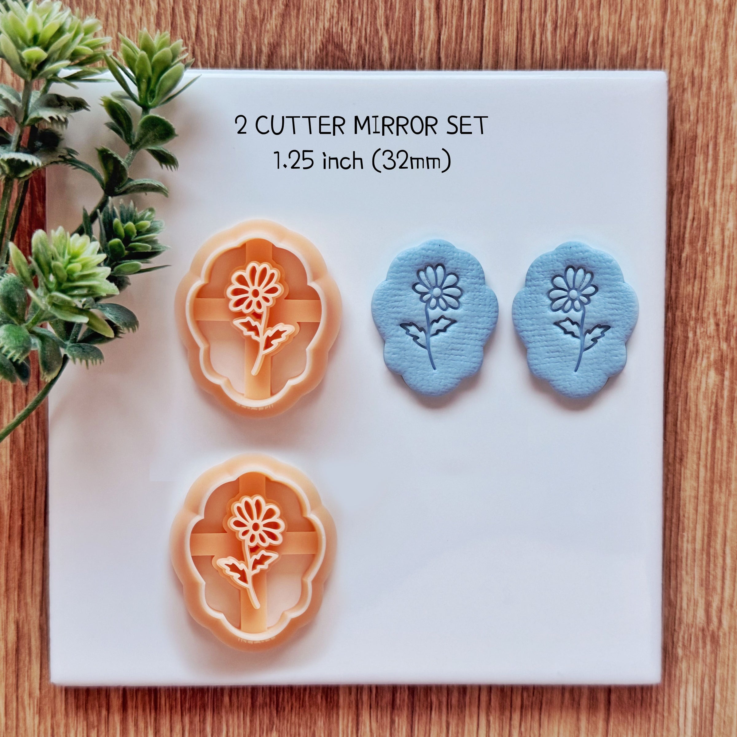 April Birth Flower Daisy Clay Cutter