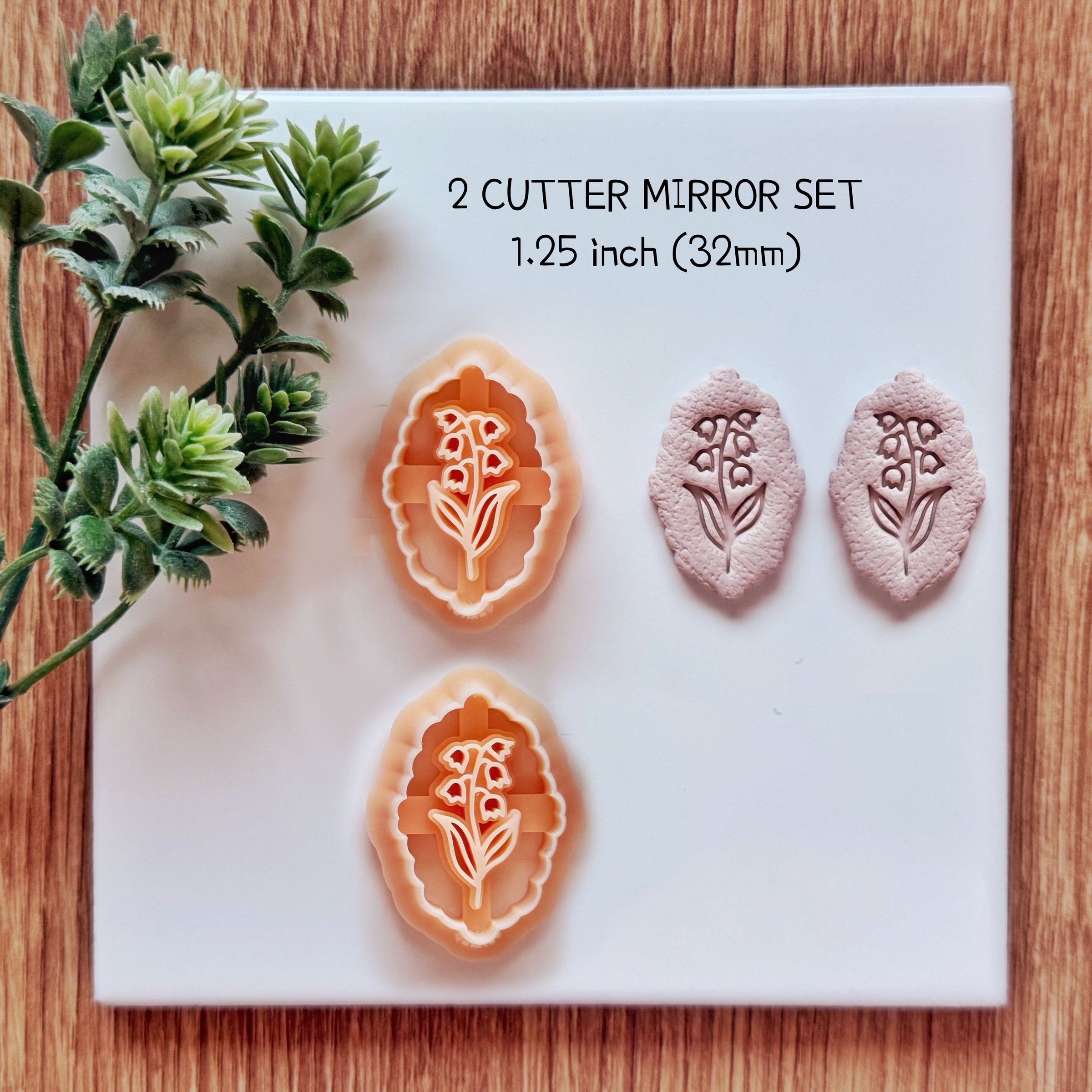 May Birth Flower Lily of the Valley Clay Cutter