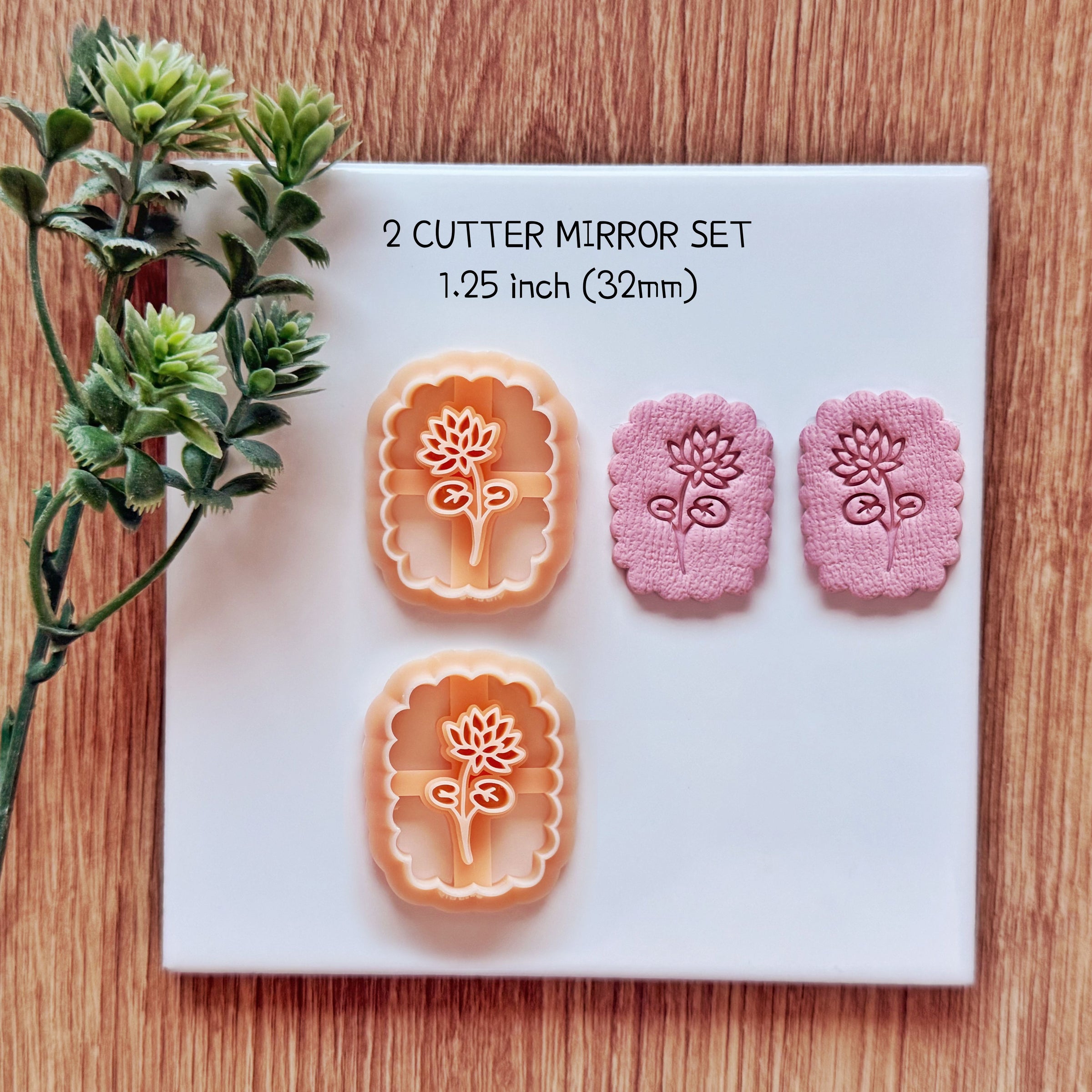 July Birth Flower Water Lily Clay Cutter