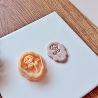 August Birth Flower Poppy Clay Cutter