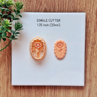 October Birth Flower Cosmos Clay Cutter