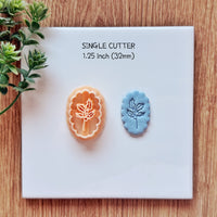 December Birth Flower Holly Clay Cutter