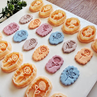 Full Set: 12 Months Birth Flower Clay Cutters