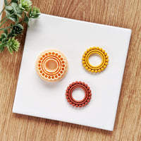 Beaded Circle Clay Cutter - Timeless Geometric Jewelry Tool