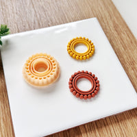 Beaded Circle Clay Cutter - Timeless Geometric Jewelry Tool