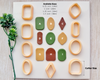 Essential Shape Cutters – 9 Polymer Clay Earring Cutters