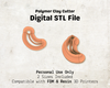 Single Banana Cutter STL File – Digital Download for Polymer Clay & Jewelry Making