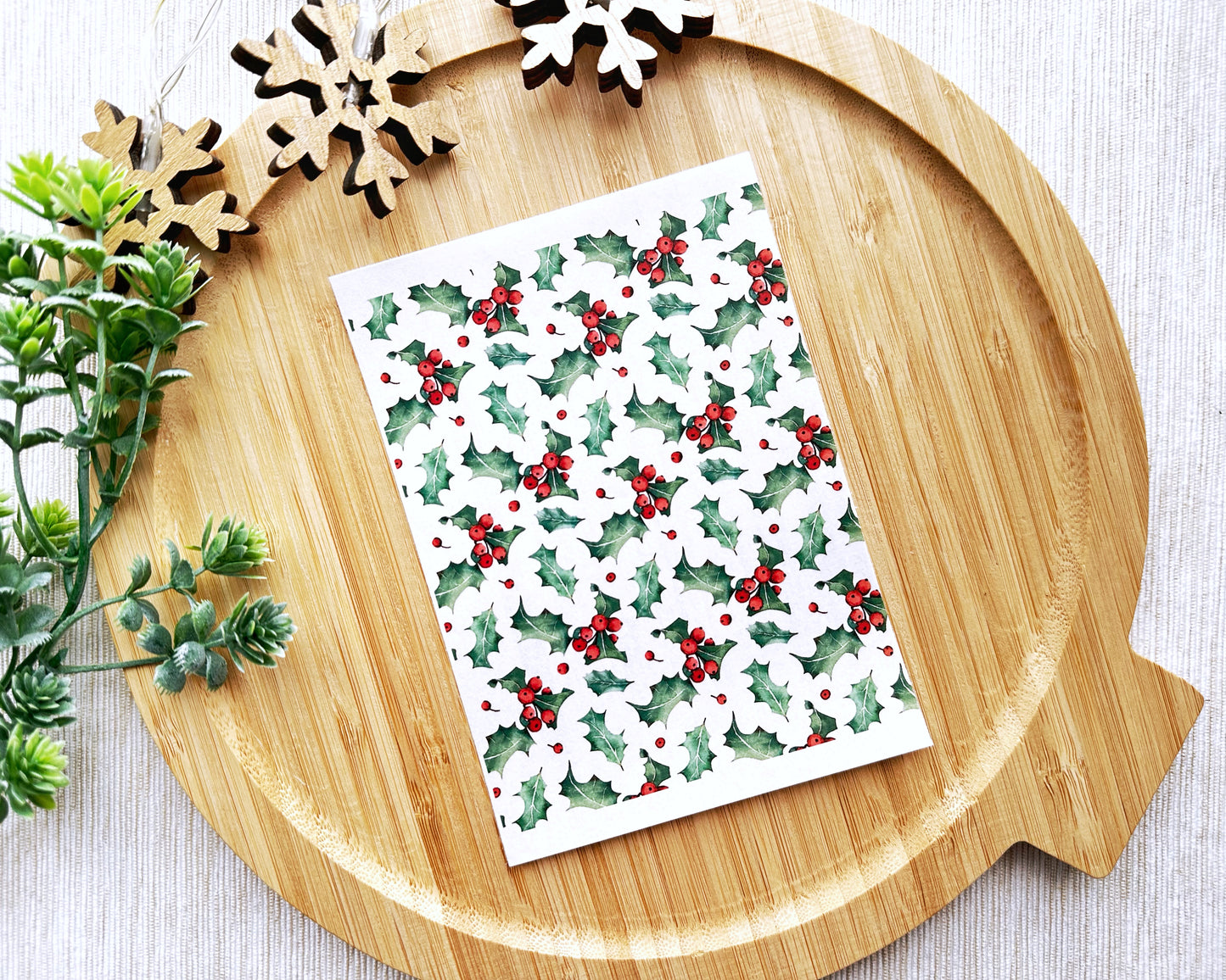 Holly Berries Christmas Trees Transfer Sheet September 1st Launch