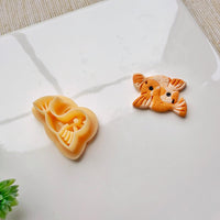 Yin Yang Koi Fish Polymer Clay Cutter – Balanced Fish Earring Design