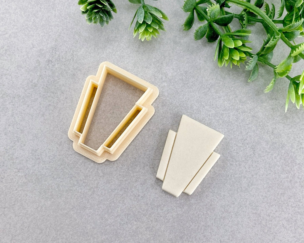 Art Deco Pyramid Clay Cutter - Babylon Specials – BabylonCutters