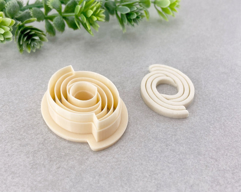 Asymmetrical Embossing Ellipse Clay Cutter - Babylon Specials - BabylonCutters - Clay Cutter