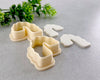 Asymmetrical Wavy Arch Clay Cutter Set of 2 - BabylonCutters - Clay Cutter