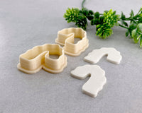 Asymmetrical Wavy Arch Clay Cutter Set of 2 - BabylonCutters - Clay Cutter