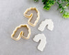 Asymmetrical Wavy Arch Clay Cutter Set of 2 - BabylonCutters - Clay Cutter