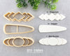 Barrette Hair Clip Clay Cutters - BabylonCutters - Clay Cutter