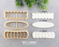 Barrette Hair Clip Clay Cutters - BabylonCutters - Clay Cutter