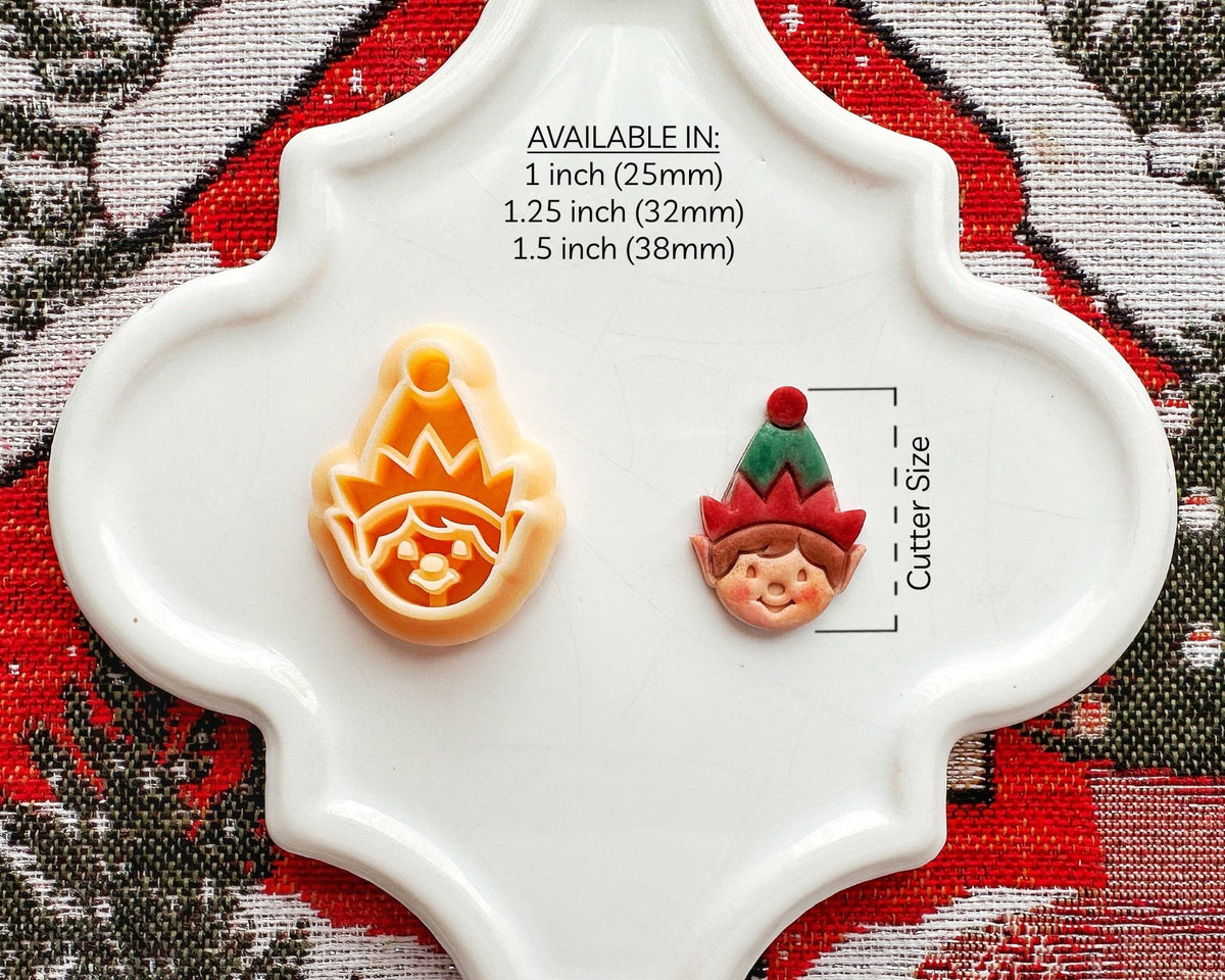 Christmas Elf Clay Cutter - Christmas 2024 - BabylonCutters - Clay Cutter