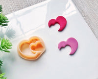 Cut Heart Clay Cutter for Polymer Clay | Valentine's Day 2025 Collection - BabylonCutters - Clay Cutter