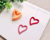 Cutout Lined Heart Clay Cutter for Polymer Clay | Valentine's Day 2025 Collection - BabylonCutters - Clay Cutter