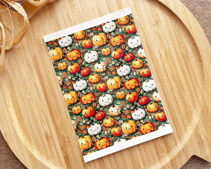 Happy Pumpkins Fall Clay Transfer Sheet - August Mini Launch - BabylonCutters - Transfer Sheets