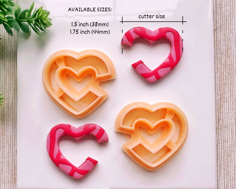 Heart Hoop Clay Cutter Set for Polymer Clay | Valentine's Day 2025 Collection - BabylonCutters - Clay Cutter