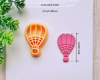 Hot Air Balloon Clay Cutter for Polymer Clay | Valentine's Day 2025 Collection - BabylonCutters - Clay Cutter