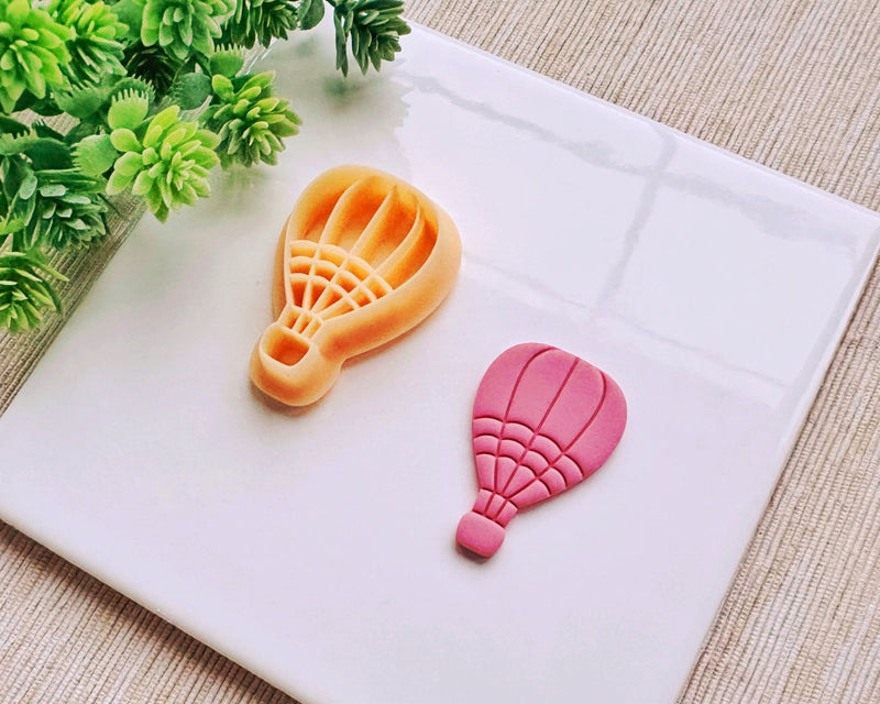 Hot Air Balloon Clay Cutter for Polymer Clay | Valentine's Day 2025 Collection - BabylonCutters - Clay Cutter