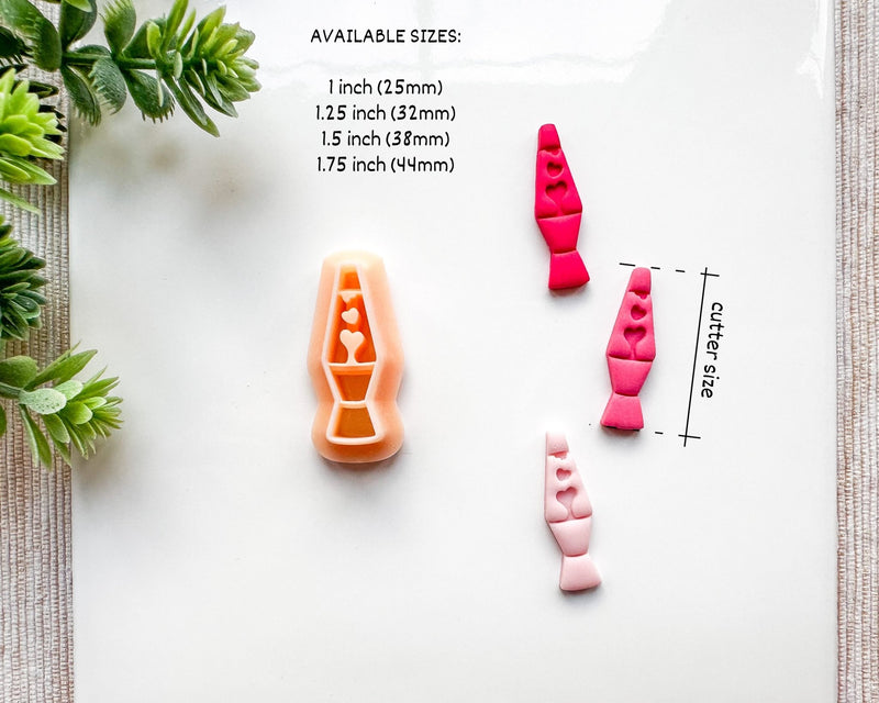 Lava Lamp Clay Cutter for Polymer Clay | Valentine's Day 2025 Collection - BabylonCutters - Clay Cutter