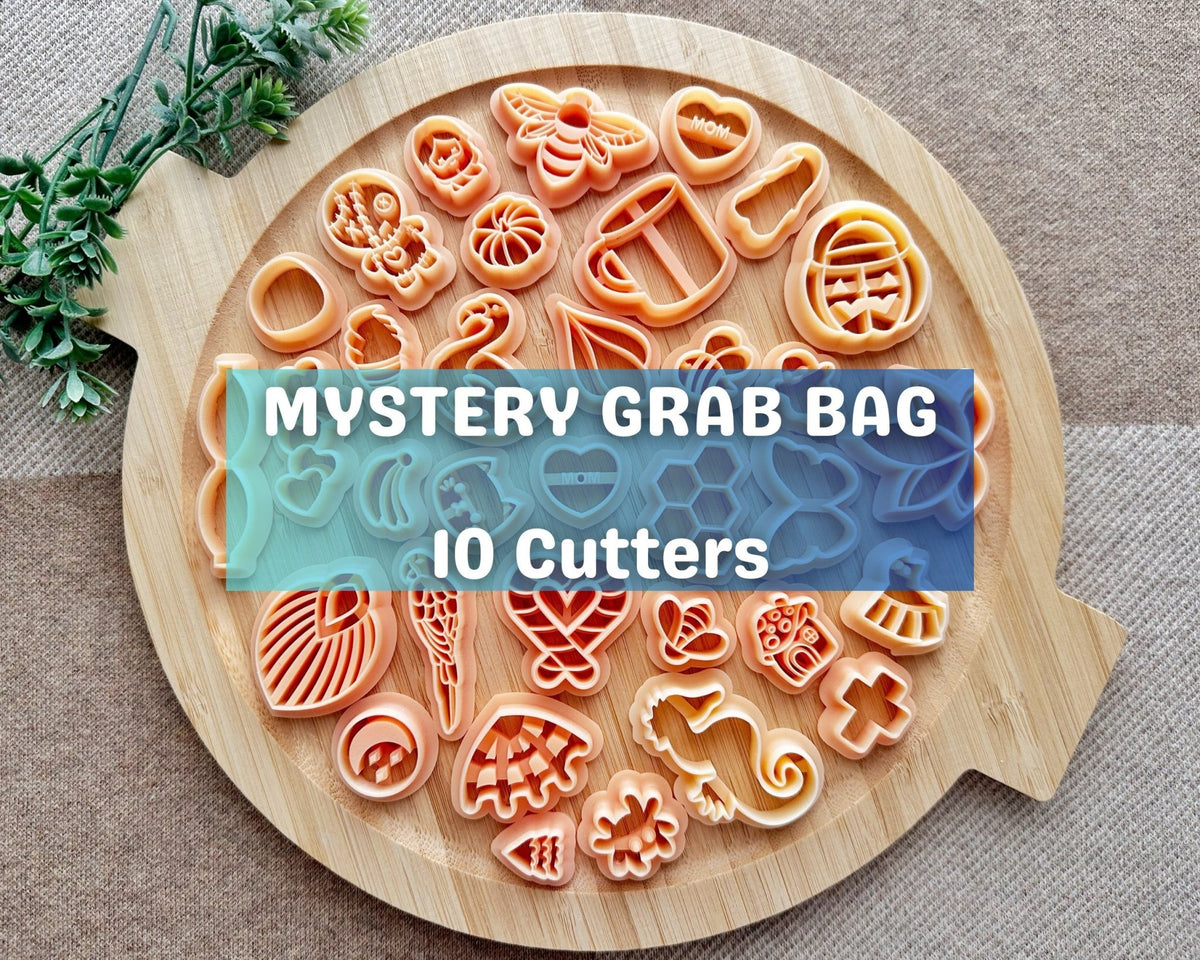 Mystery Grab Bag - 10 Cutters - BabylonCutters - Clay Cutter