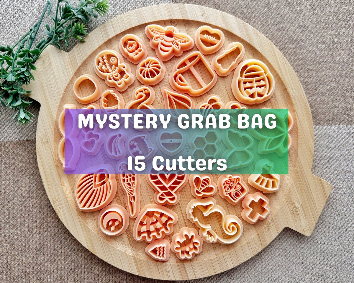 Mystery Grab Bag - 15 Cutters - BabylonCutters - Clay Cutter