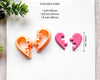 Puzzle Heart Clay Cutter Set for Polymer Clay | Valentine's Day 2025 Collection - BabylonCutters - Clay Cutter