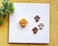 Sheep Face Clay Cutter - Easter Lamb Polymer Clay Cutter - Cute Farm Animal Earring & Jewelry Tool - BabylonCutters - Clay Cutter