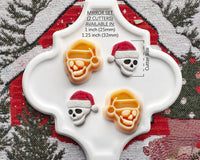 Skull Santa Clay Cutter - Christmas 2024 - BabylonCutters - Clay Cutter