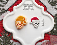 Skull Santa Clay Cutter - Christmas 2024 - BabylonCutters - Clay Cutter